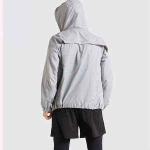 Chaqueta cortavientos Softshell Golf & Running personalizada para hombre Sudadera con capucha de secado rápido para exteriores para la temporada de otoño - Product Image 2