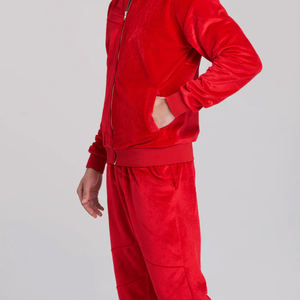 Chándal de terciopelo para hombre de la mejor Fabricación, novedad, parte superior suave ecológica, tendencia, sostenible, transpirable y resistente al viento - Product Image 6