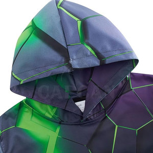 Dernier design, coupe classique, sweat-shirts d'hiver pour hommes avec capuche, imprimés, en coton/polyester, pour un style personnalisé avec motif 3D - Product Image 3