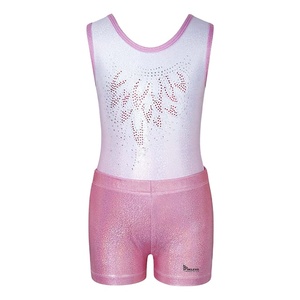 Maillot de Ballet Personalizado para Niñas, Poliéster y Spandex, Traje de Gimnasia y Danza, Cómodo para Entrenamiento, Impresión Digital, Servicio OEM - Product Image 1