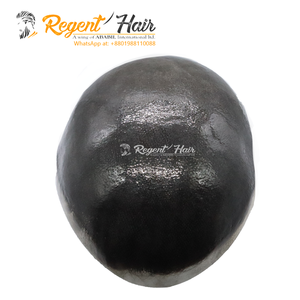 Peluquín de piel completa de alta calidad para hombres, trama atada a mano, cabello Remy, onda Natural india, recto, venta al por mayor con apariencia Natural - Product Image 6