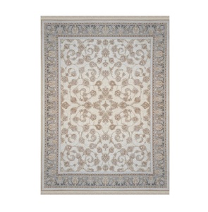 Nostalgia Collection 1200 Alfombra de cañas Alta calidad Vintage Elegancia Estilo persa Geométrico Color ahumado Lavable para el hogar - Product Image 1