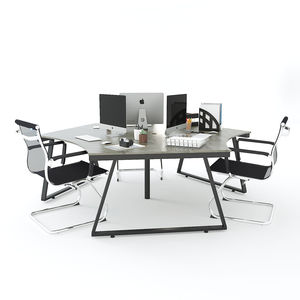 SFTV008-3-in-1 Contemporary <b>Corner</b> 120-Degree Wood Rubber Wood and Iron Rectangular Stool with a Modern Design - Product Image 3