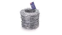 Usine de fournitures de quincaillerie à bas prix par rouleau de fil de fer barbelé à torsion inversée galvanisé lourd 1.6mm x 100 mètres avec clôture en fil de fer barbelé