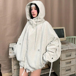 Apparel <b>Accessories</b> Unisex Hoodie Boxy High Quality New Top Fit Cotton Long Sleeve Sweatshirt - Product Image 4