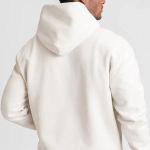Sweats à capuche pour hommes poids lourd 100% coton Logo personnalisé vêtements d'hiver à la mode respirant vierge prix responsable sweats à capuche - Product Image 3