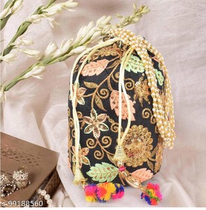 Sac potli brodé pochette dames sac de soirée sac fourre-tout - Product Image 3