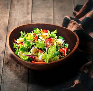 Cuenco de madera de mango natural para servir ensalada de frutas, vajilla para sopa, hogar, cocina, mesa, restaurante, regalo de boda, uso para servir alimentos - Product Image 6