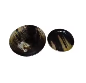 ชามเขาควายงานฝีมือธรรมชาติสำหรับเครื่องครัวทรงใบไม้สำหรับโต๊ะอาหารใช้โดยงานฝีมือพระจันทร์เสี้ยว - Product Image 3