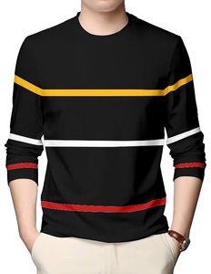 Top Selling High Quality <b>Yarn</b> Dyed Short Sleeve T-shirt Custom Cotton <b>Polyester</b> Knitted Breathable Eco-Friendly Quick Dry Men's - Product Image 4