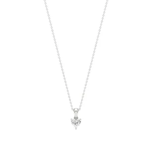 สร้อยคอจี้รูปหัวใจเพชร - Product Image 4
