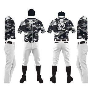 Uniformes de Béisbol Personalizados para Hombre, Conjuntos de Camiseta y Pantalón, Tallas Grandes, Protección UV, 100% Poliéster, Marca Privada - Product Image 1