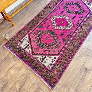 พรมไหมพรมขนสัตว์ทำมือนุ่มหรูหราทันสมัยดีไซน์นามธรรมแบบผูกปมปรับแต่งได้ขนาด5x8สีสดใสสำหรับบ้านสำนักงาน - Product Image 1