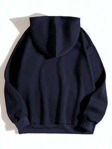 Pull-over en coton lourd de qualité supérieure pour homme, rétro, 500 g/m², personnalisable, imprimé, sweat-shirt à capuche vierge - Product Image 5