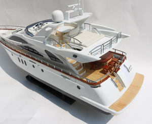 AZIMUT 80 CARAT-Modèle de bateau commercial en bois de haute qualité Style nautique Technique peinte Made in Vietnam - Product Image 6