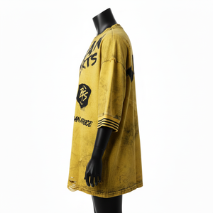 Camiseta de Algodón Premium con Lavado Ácido para Mujer, 220 GSM, Suave, Transpirable, Corte Holgado, Impresión Personalizada con Logotipo - Product Image 3