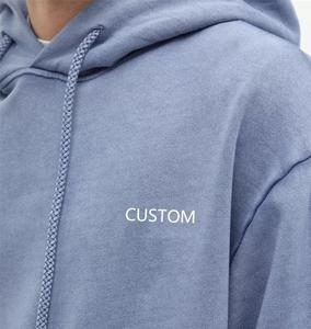 Custom High Quality Wholesale Plain <b>Blanket</b> Acid Wash <b>Hoodie</b> - Product Image 2