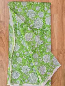 Floral Print Fabric for Making Dress Best Materiel Quilting Cotton Handmade Cloth for <b>Women</b> Indian Hand Block Print Fabric - Product Image 5