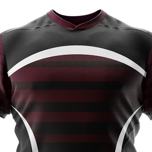 Ensemble complet d'uniformes de rugby pour le jour de jeu Maillot léger et respirant renforcé Short conçu pour les compétitions professionnelles - Product Image 2