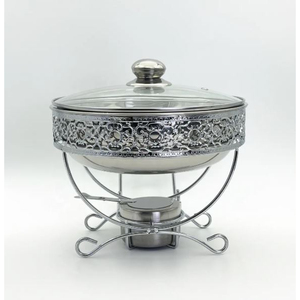 Fabricantes y proveedores de estufa calentadora de alimentos de acero inoxidable plateado, plato de frotamiento, calentador de Buffet, pantalla para restaurante de Hotel - Product Image 1