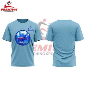T-shirt en coton épais pour hommes Streetwear surdimensionné personnalisable avec col rond manches courtes motif solide Style décontracté - Product Image 3