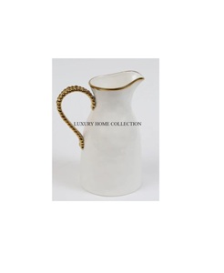 Beautifully designed fancy water pitcher with intricate detailing for upscale home kitchen and dining <b>table</b> decor - Product Image 2