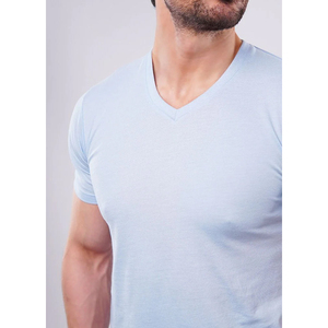 T-shirt personnalisé en polyester vente en gros vierge hommes marque en vrac poids lourd 100% coton biologique unisexe qualité noir t-shirt respirant - Product Image 2