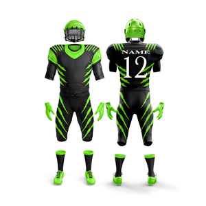 Uniformes de football américain personnalisés en gros, imprimés par sublimation, 100% polyester, personnalisation de la marque, fabriqué au Pakistan - Product Image 5