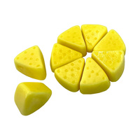 Bonbons gélifiés coréens au fromage Premium Yum'z Bites, autres saveurs, boules jaunes, OEM, marque privée, vente en gros, 50g, 144 unités/carton