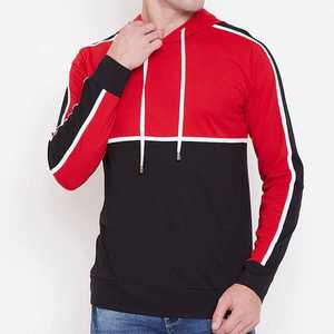 Sudadera CON CAPUCHA DE Color sólido a la moda para hombre, Jersey grueso informal de algodón, sudadera de lana Polar de invierno bordada de talla grande - Product Image 1