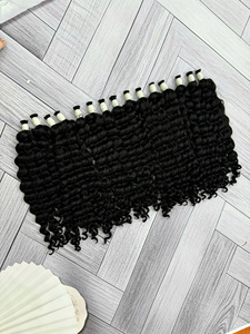 Extensiones de Cabello Vietnamita Remy de Alta Calidad, con Cutícula Alineada, Longitud y Color Personalizados, Extensiones de Cinta Adhesiva, Super Double Drawn, Trama Simple - Product Image 4