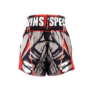 Shorts de combat MMA respirants de qualité supérieure, sur mesure, pour l'entraînement au kickboxing, avec logo brodé sur le devant, shorts de Muay Thai Twins - Product Image 3