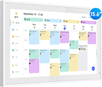 Calendrier numérique OEM d'usine, planificateur mural de 15,6 pouces, calendrier électronique, machine publicitaire montable sur bureau