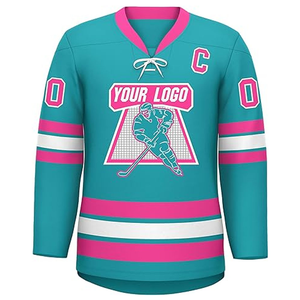 Maillots de hockey sur glace imprimés personnalisés les plus vendus vêtements de sport OEM les plus tendances avec design sublimé par le nom de l'équipe - Product Image 1