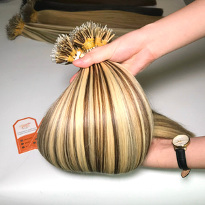 Extensions de cheveux à pointe nano Extensions de cheveux humains à cuticules alignées Nano Tips Bond Hair Products - Product Image 2