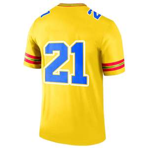 Camisetas de fútbol americano con ajuste personalizado Fábrica al por mayor Oem Odm Sublimación de tela suave Listo para equipos Liga y entrenamiento - Product Image 3