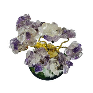 Amethyst Gemstone <b>Crystal</b> <b>Tree</b> Handmade Feng Shui Home Decoration - Product Image 3