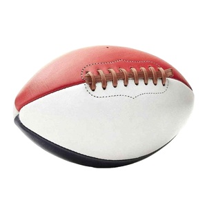 Ballon de rugby personnalisé avec logo, best-seller, en cuir PU, taille officielle 5, cousu à la main, ballon de rugby de match - Product Image 6