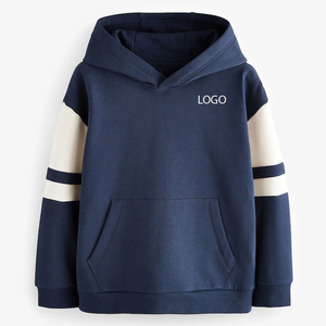 เสื้อฮู้ดเด็กผู้ชาย / ดีไซน์สีตัดต่อ สำหรับผู้ซื้อจำนวนมาก แขนยาว ผ้ามีสไตล์และระบายอากาศได้ดี พร้อมบริการออกแบบโลโก้ตามสั่ง - Product Image 1