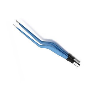 Pinces bipolaires droites européennes professionnelles 16 cm réutilisables, pointe de 2 mm, en acier inoxydable, pinces chirurgicales bipolaires - Product Image 1