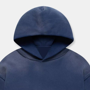 Pulls à capuche d'hiver avec logo personnalisé pour hommes 400 GSM Vente en gros de vêtements pour hommes en coton durable 100% - Product Image 3