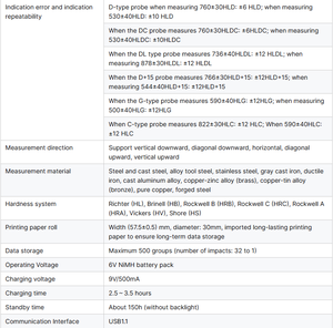 New MH320 High Precision Portable Leeb <b>Hardness</b> <b>Tester</b> - Product Image 6