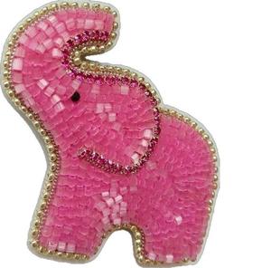 Unique Beaded Embroidery <b>Patch</b> For Jackets Style Creative Seed Beads Embroidery <b>Patch</b> For Dresses - Product Image 6