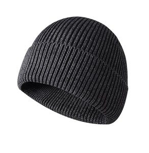 หมวกบีนนี่สำหรับฤดูหนาวแบบ unisex สีพื้น 100% อะคริลิก สีที่กำหนดเอง ปักลาย  สำหรับกิจกรรมกลางแจ้ง  บุขนอุ่น  หมวกกีฬา - Product Image 1