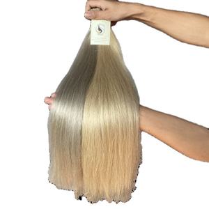 Extensions de cheveux naturels Remy russes à la kératine, couleur Blonde, 60ash 613ash, I Tip, personnalisation, vente en gros - Product Image 1