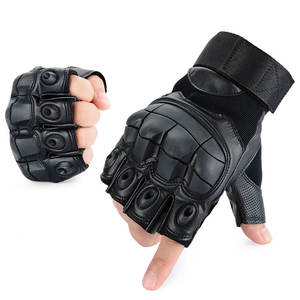 Gants de motocross en cuir design, écran tactile, pour jeunes motards, doigts entiers, bracelet réglable, fermeture à boucle et crochet, sport - Product Image 1