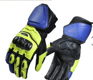 Guantes de Motociclismo de Cuero para Carreras, Protección Completa para las Manos, Guantes de Motociclismo Transpirables - Product Image 5