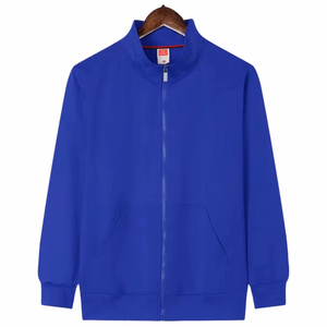 Sudadera de felpa con cremallera y logotipo personalizado, chaqueta deportiva de alta calidad, chaqueta de equipo informal de manga larga, Tops, envío directo y venta al por mayor - Product Image 2