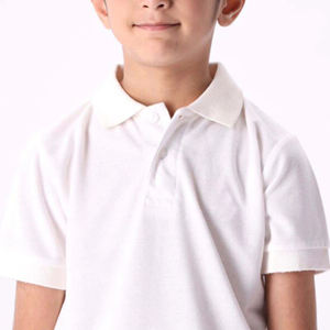 Haute qualité hommes et garçons à manches courtes Golf 100% coton respirant doux élastique ajustement pour entraînement décontracté et course Polo - Product Image 5