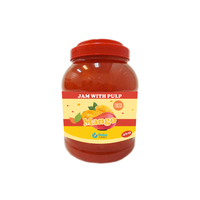 KEIFU 4kg Mango Fruitsuikerstroop met Vruchtvlees voor Bubble Tea Drink Topping OEM/ODM Flesverpakking Gecertificeerd HALAL/HACCP/ISO 22000